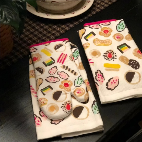 KATE SPADE EAT CAKE FOR BREAKFAST KITCHEN BUNDLE - Picture 4 of 8